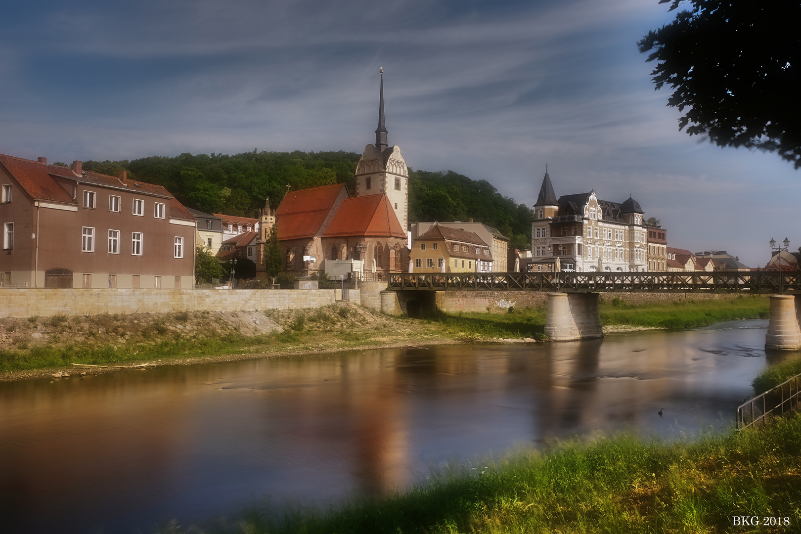 St. Marien Untermhaus am Sommermorgen 