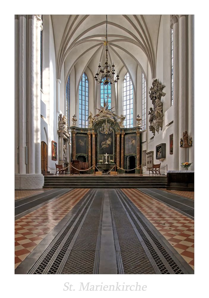 St. Marienkirche-Berlin " Blick zum Chor..."