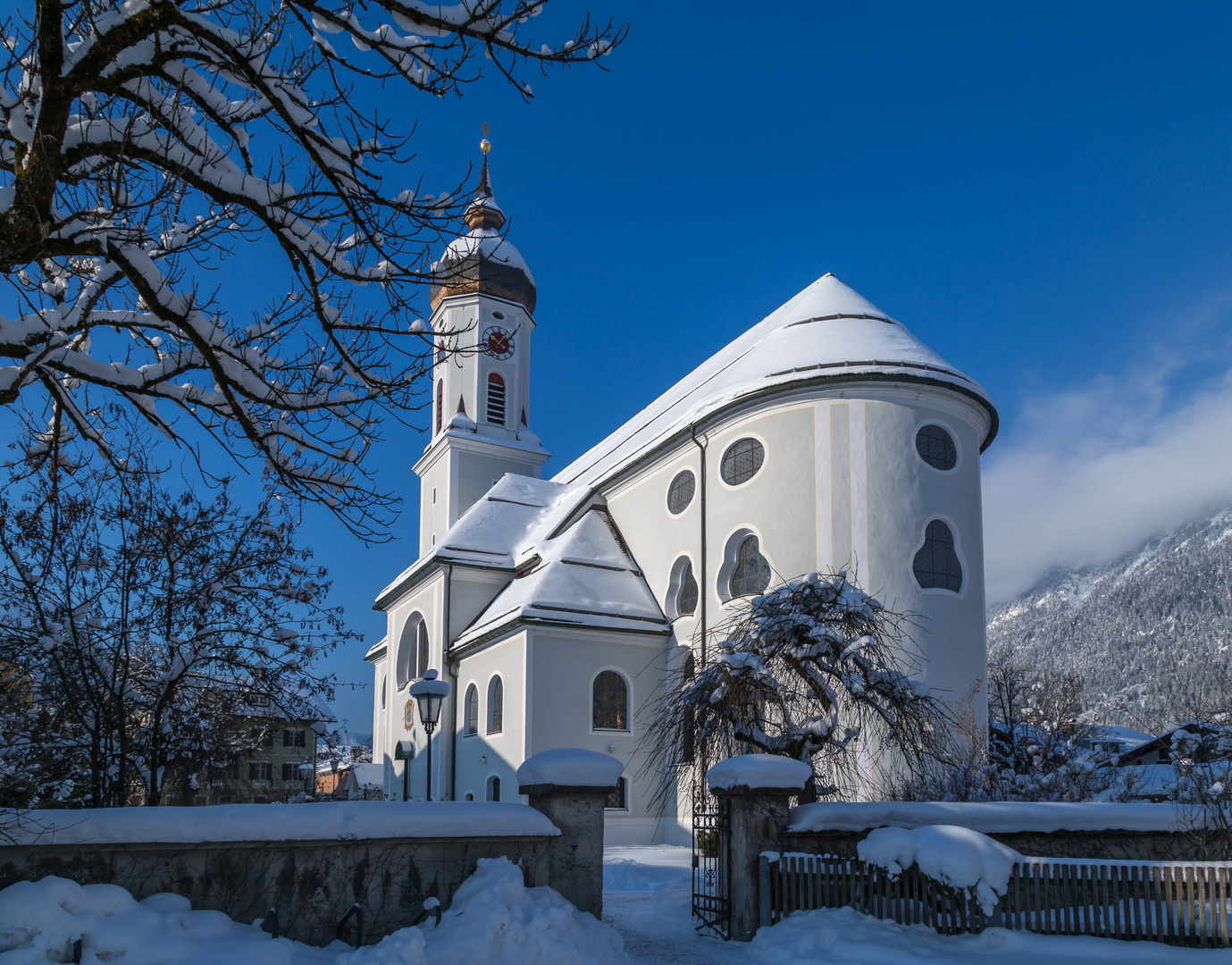 St. Martin ist die katholische Pfarrkirche von Garmisch