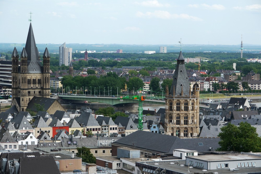 St. Martin und Rathaus - Köln