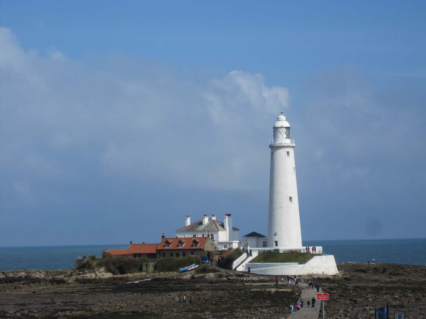 St Mary's Lighthouse.North Tyneside.England