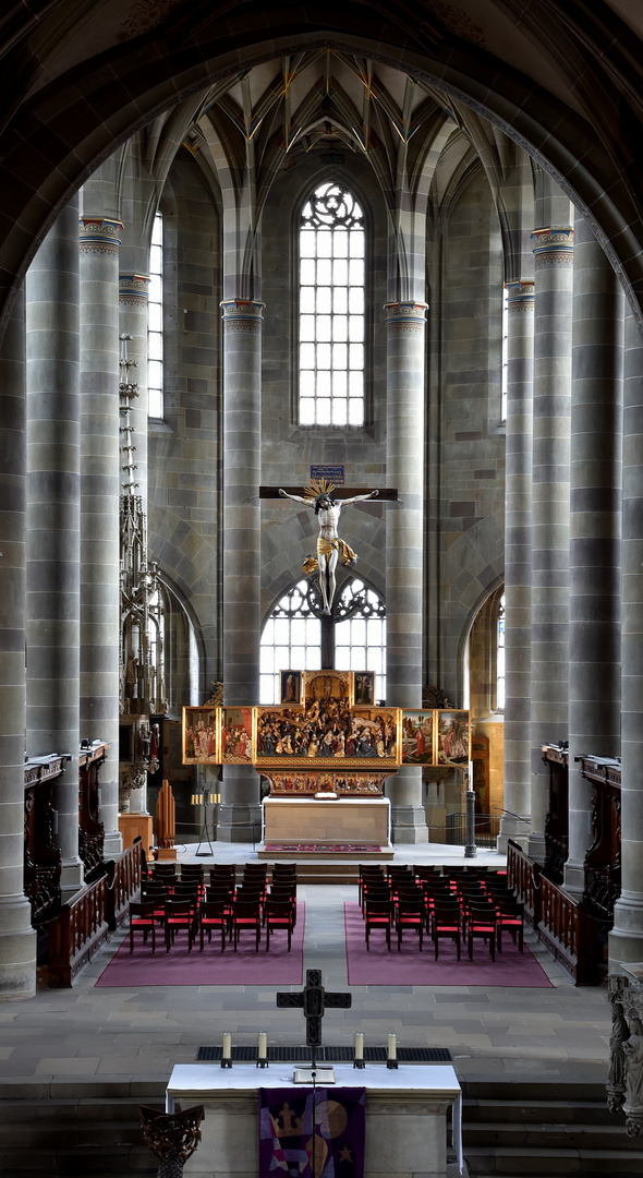 St. Michael (Schwäbisch Hall) Blick ins Chorhaus