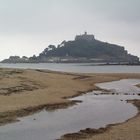 St. Michael's Mount - am Strand, im Dunst