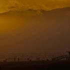 St. Monica Beach by Sunrise