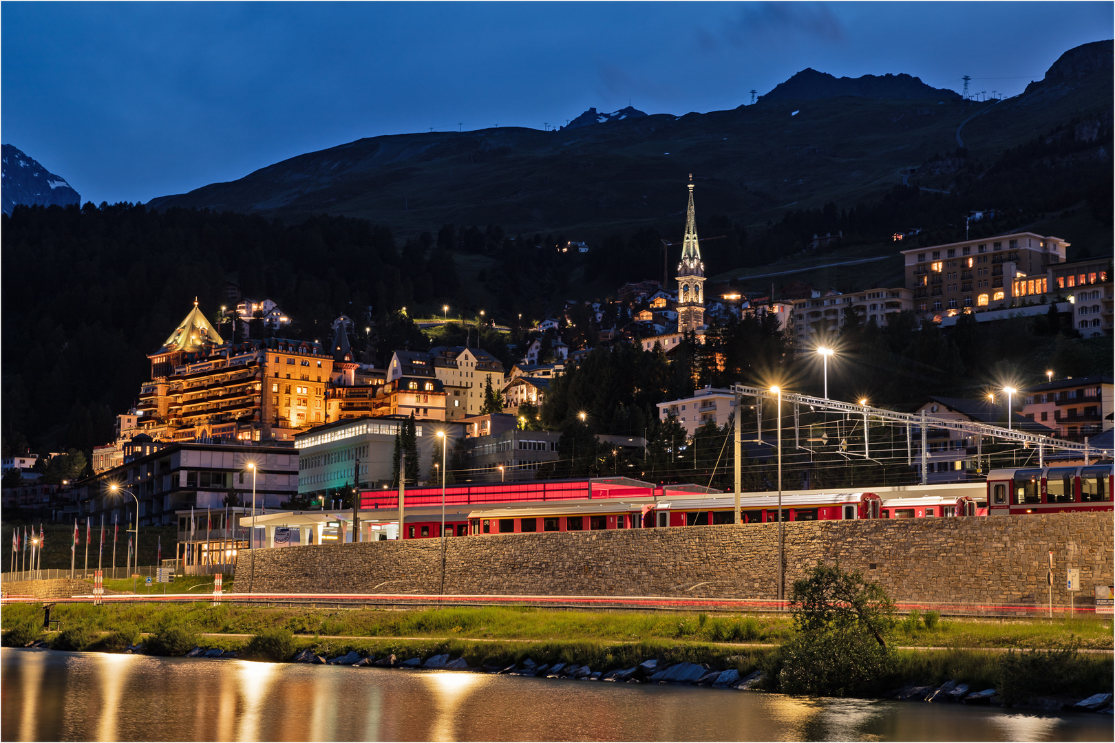 St. Moritz by Nacht