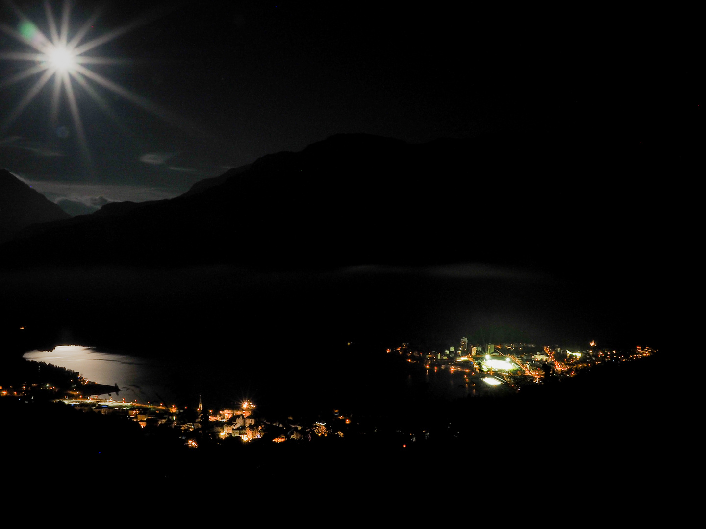 St. Moritz by night