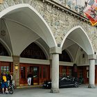 St. Moritz Dorf - Palace Hotel Eingang