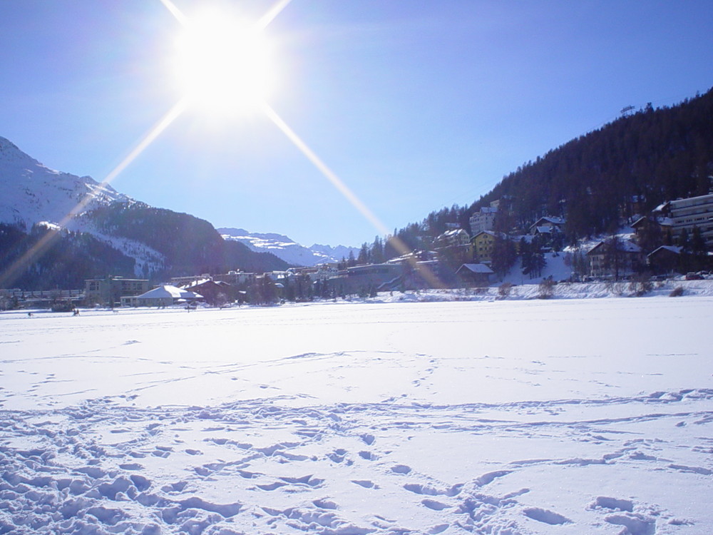 St Moritz im Januar