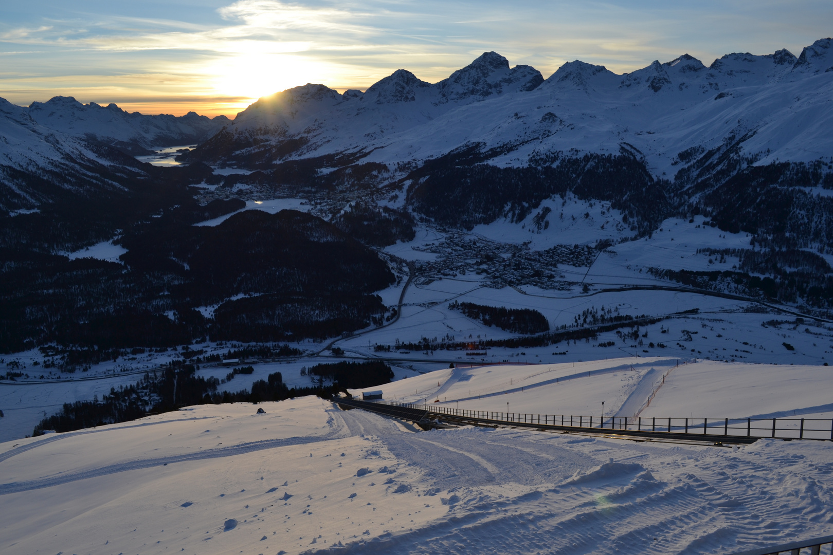 St. Moritz - Letzte Sonnenstrahlen