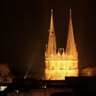 St.-Nicolai-Kirche in der Nacht