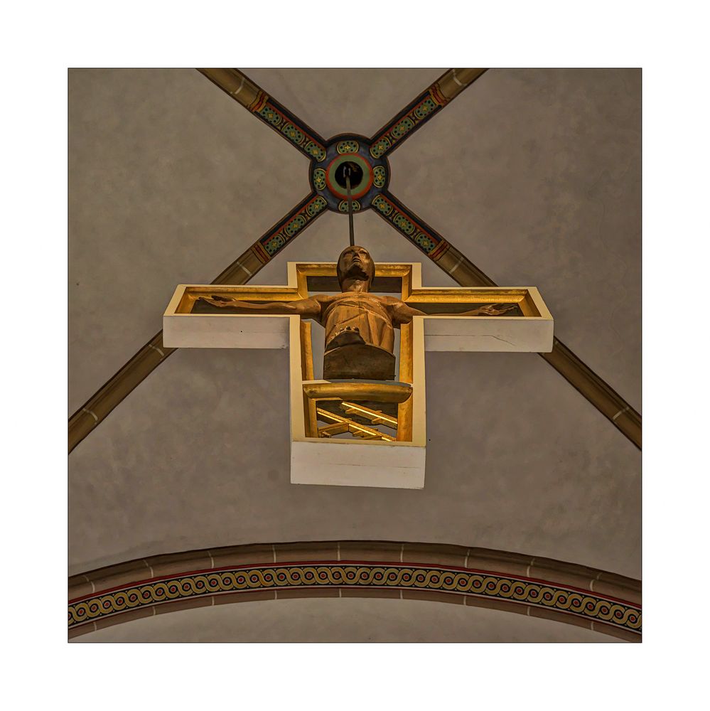 St. Nikolai " Blick zum Kreuz aus meiner Sicht..."