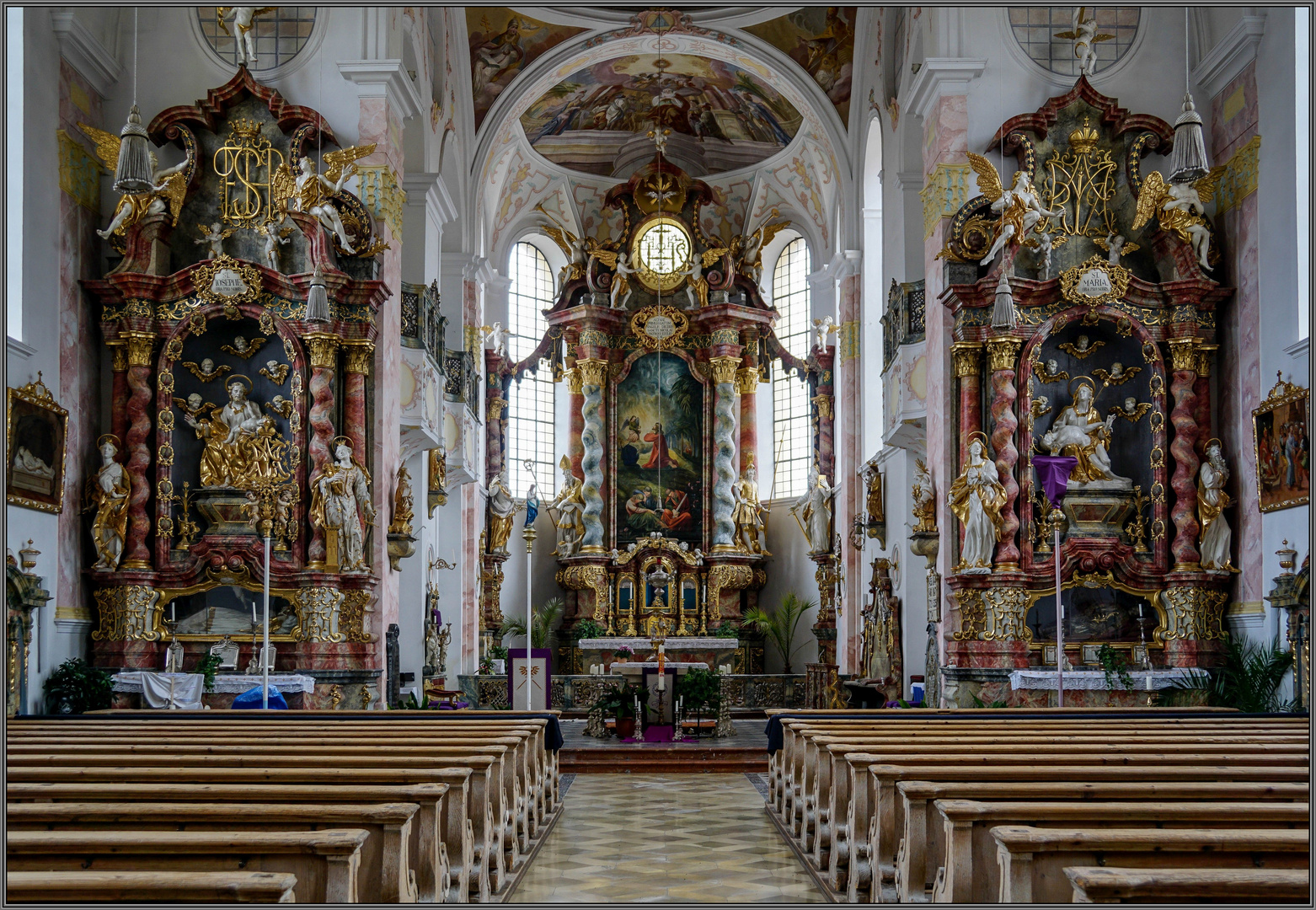 St. Nikolaus Bernbeuren / Oberbayern (1)