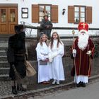 St. Nikolaus mit Knecht Rupprecht und Engel