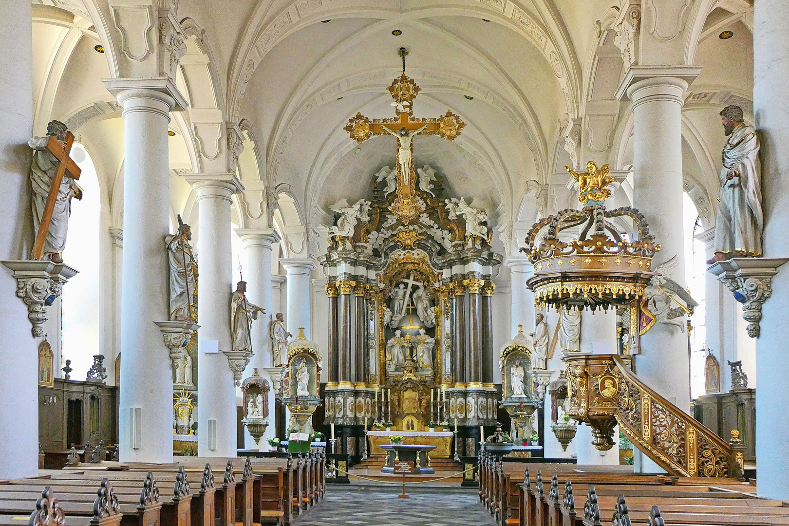   ST. Nikolaus Pfarrkirche in Eupen  Belgien