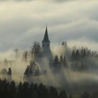 St. Oswald (Österreich) im Nebel