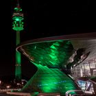 St. Patrick's Day greening an der BMW Welt