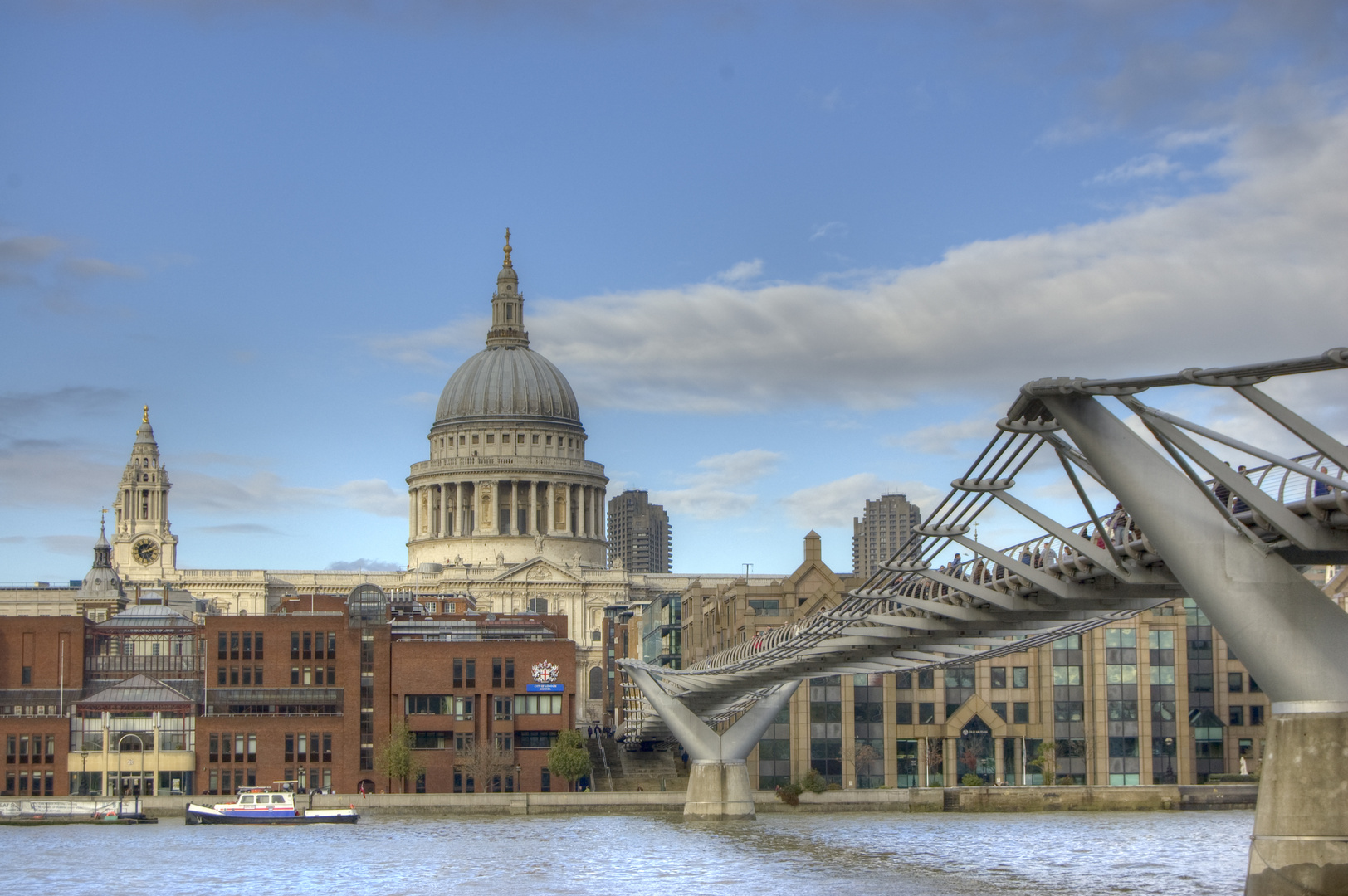 St. Paul's Cathedral & Millenium Bridge