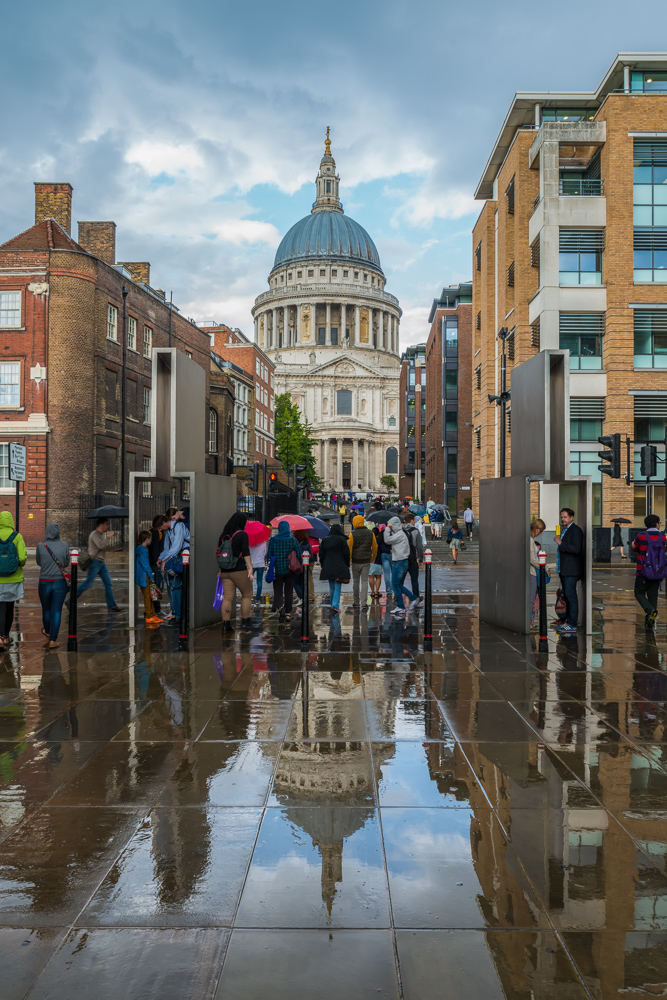 St. Pauls im Regen