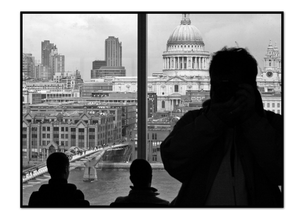 St. Paul's & Millenium bridge.