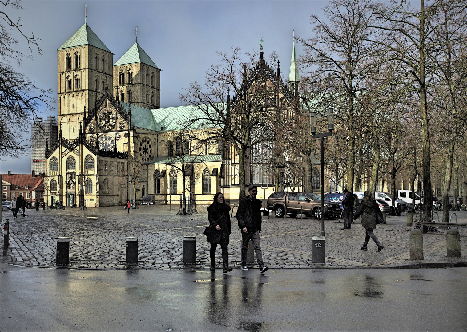 St. Paulus Dom in Münster...bei Regen und Sonnenschein