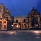 St. Paulus-Dom Münster bei Nacht