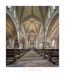 St.-Paulus-Dom (Münster) " Blick zum Chor, aus meiner Sicht*..."