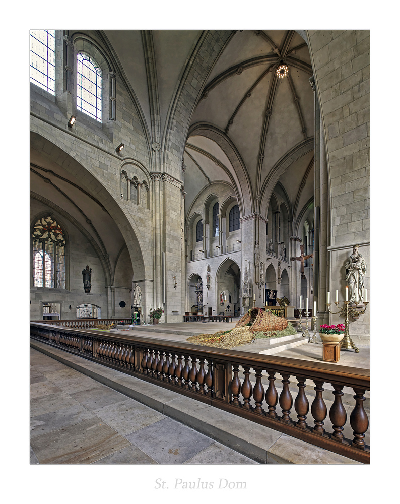 St.-Paulus-Dom (Münster) " Blick zum Chor, aus meiner Sicht..."