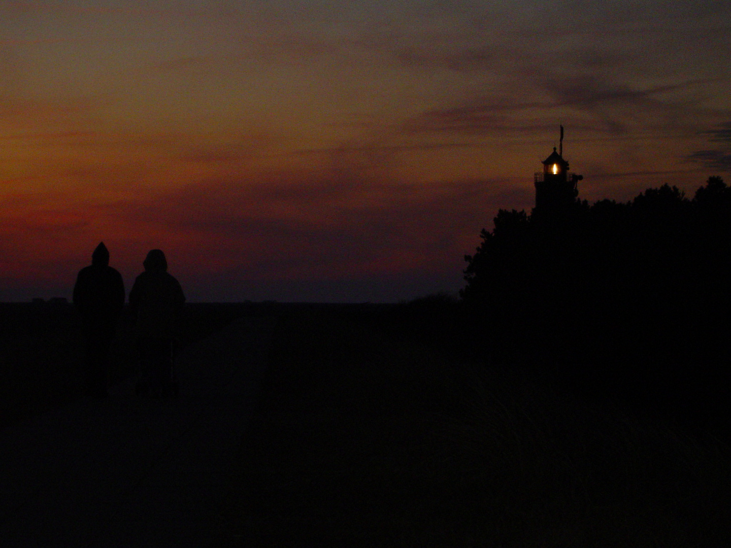 St. Peter Böhl bei Nacht