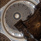 St. Peter: Dom und Baldakin. Michelangelo und Bernini.