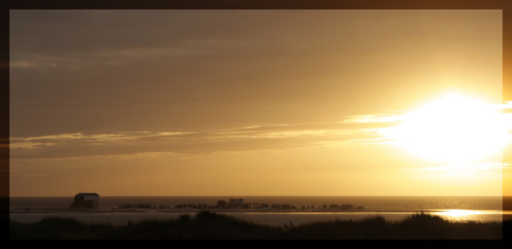 St. Peter Ording Abenddämmerung