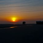 St. Peter-Ording - bei Dunkelheit am Strand