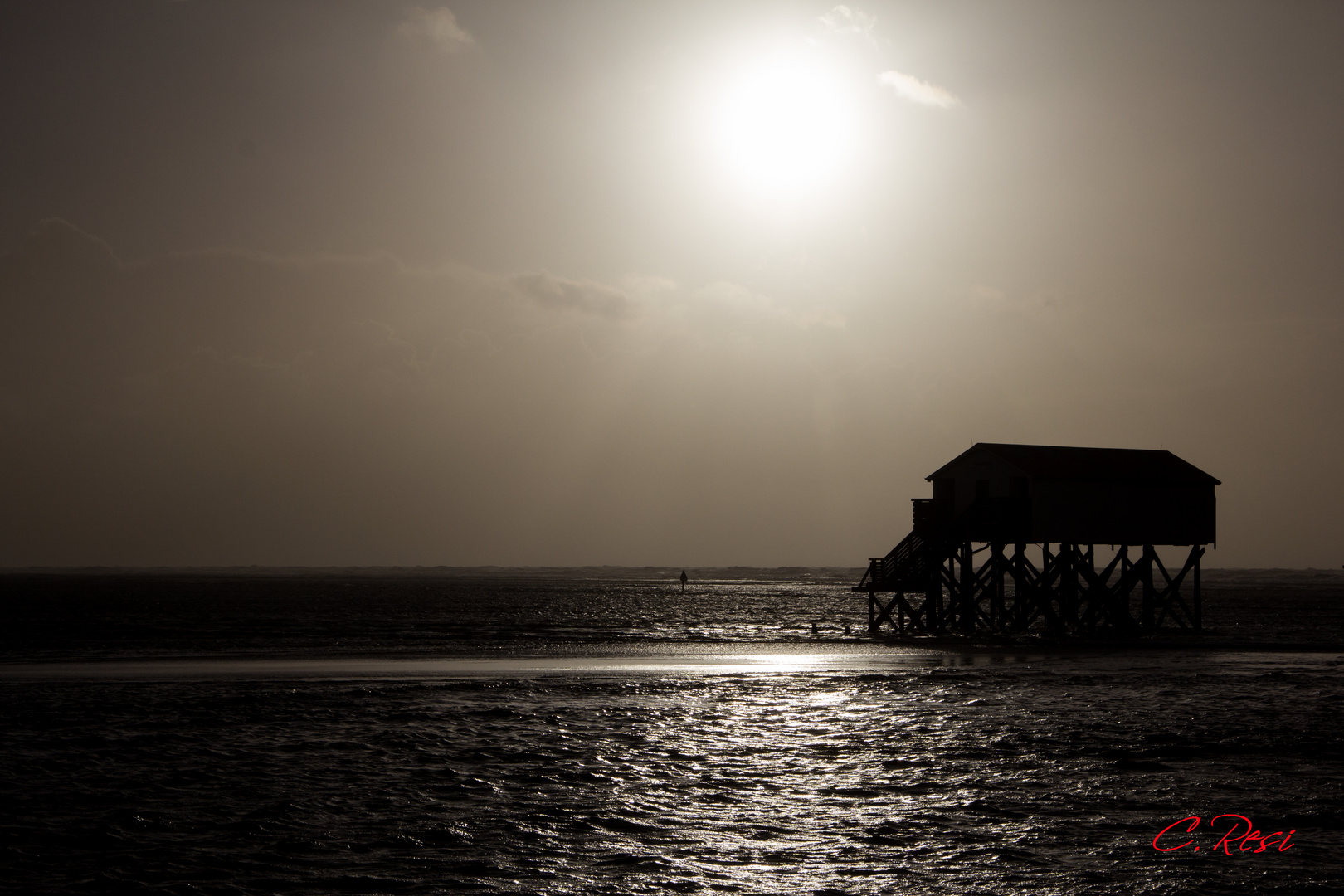 st. peter-ording -- bei hochwasser ;-)