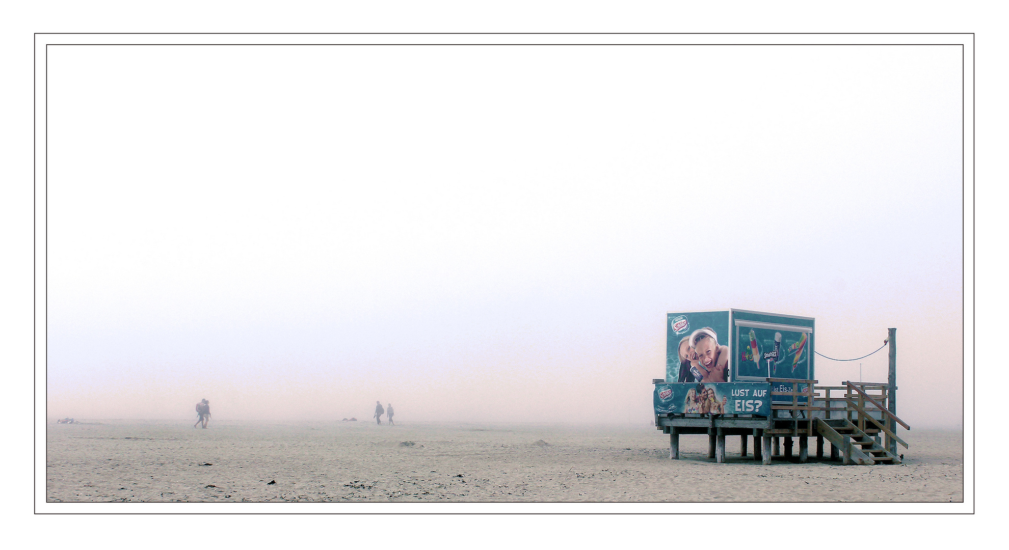 St. Peter Ording im Nebel