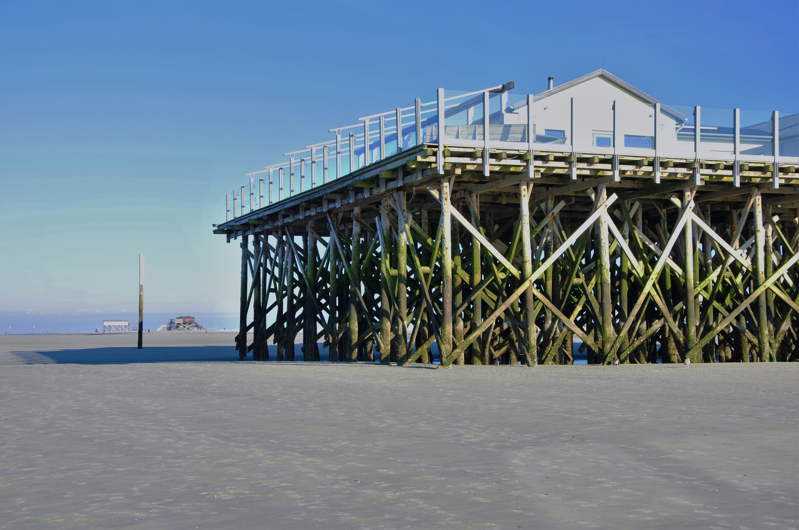 St. Peter Ording in der November Sonne Foto & Bild st. peter ording