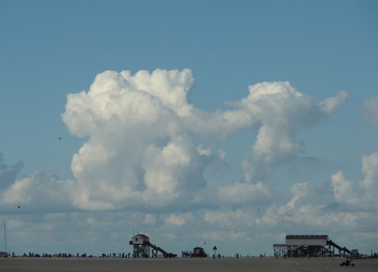 St. Peter-Ording - Mäuse und Elefanten am Himmel ... ;-)