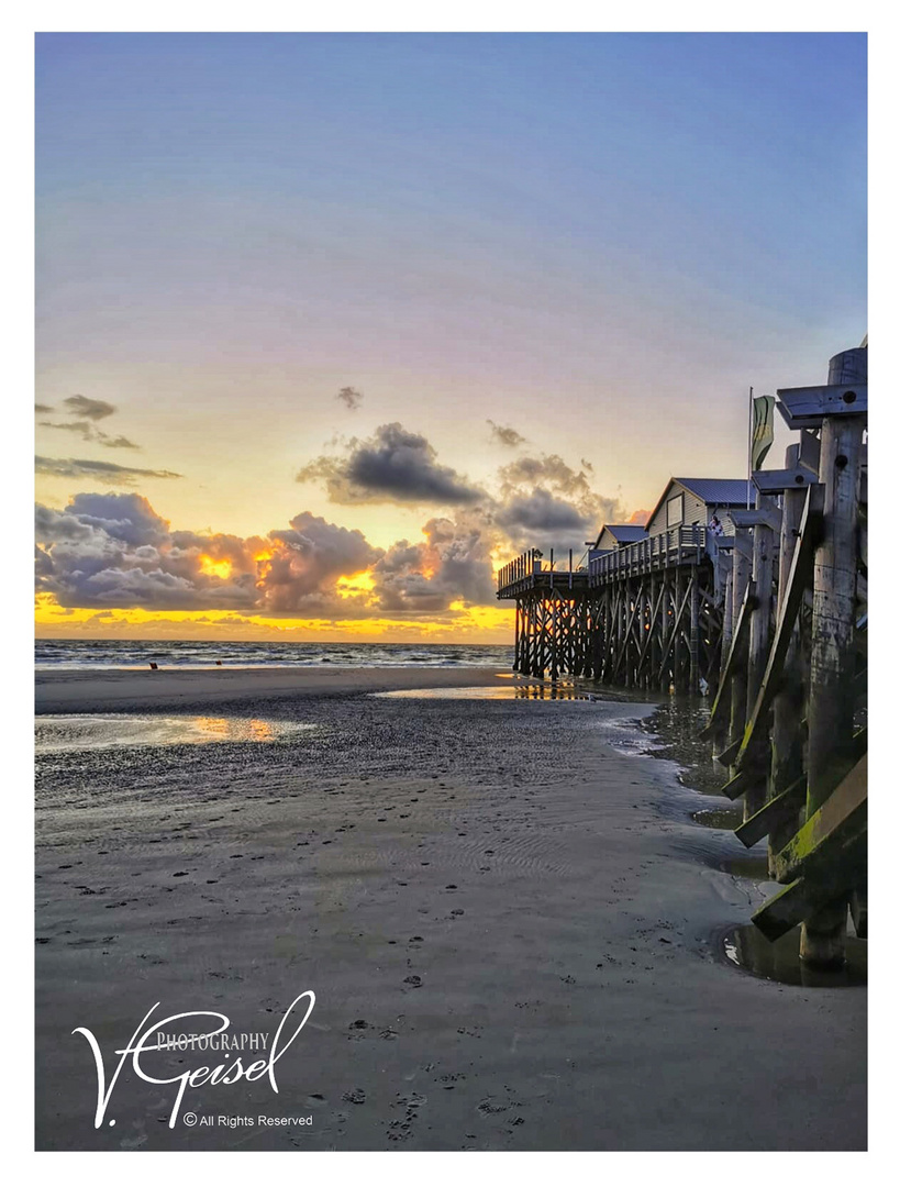 St. Peter-Ording - Sonnenuntergang