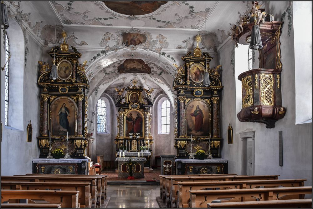 St. Peter und Paul Hopfen / Ostallgäu Foto & Bild world, bayern