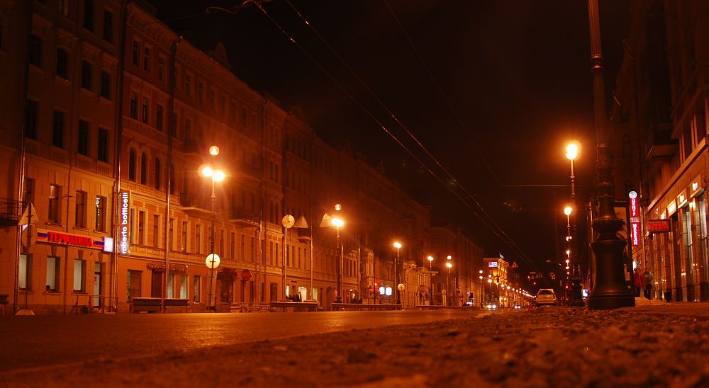 St. Petersburg by night