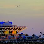 St. Petersburg Pier ar Sunset with Pirate Ship