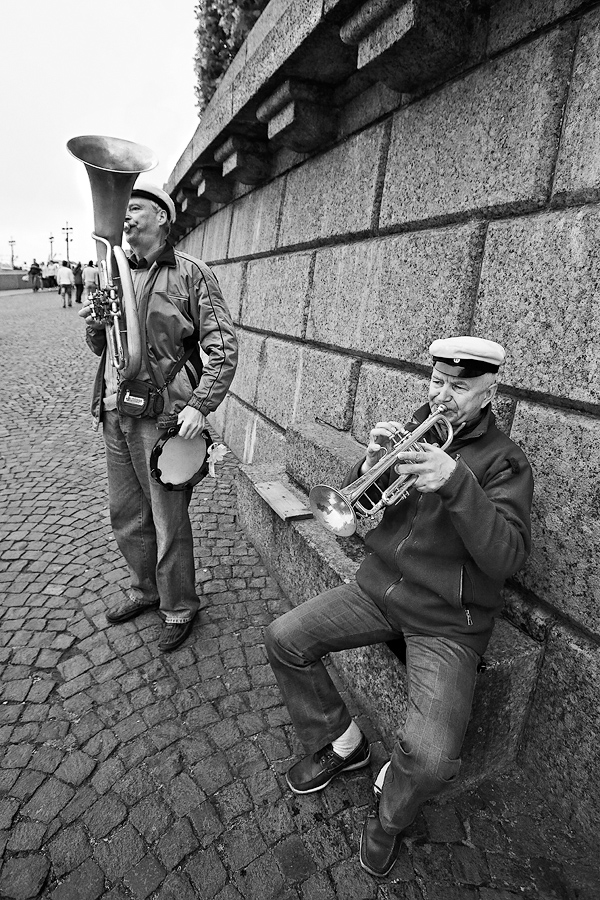 St-Petersburg. Strassenmusik.