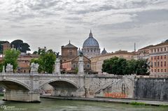 St- Peterskirche mit Ponte Sant Angelo