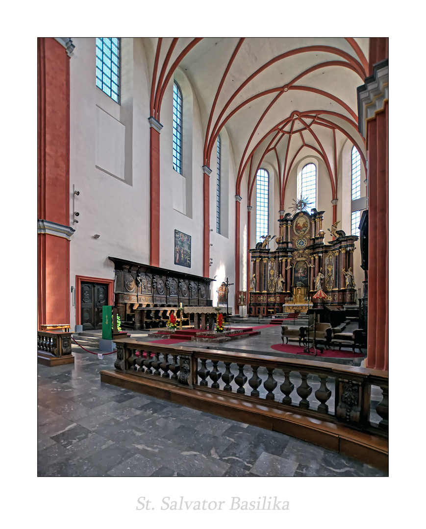 St. Salvator Basilika - Prüm " Blick zum Chor..."