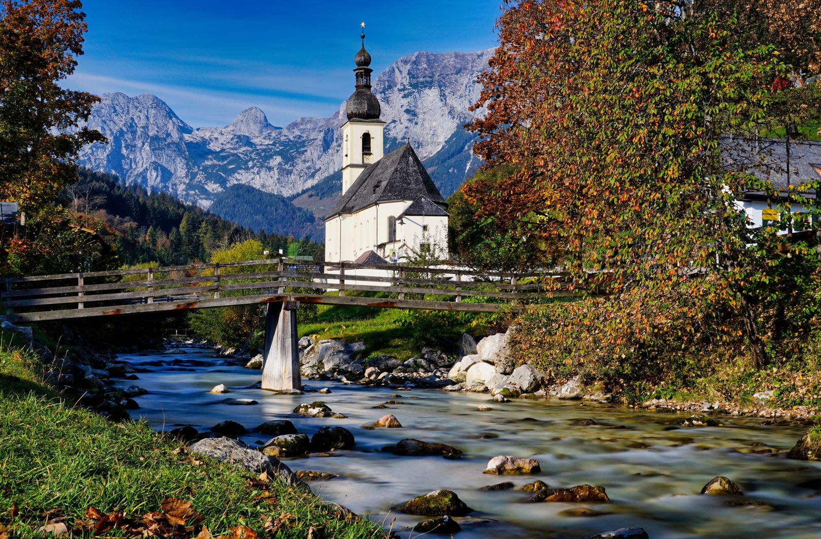 St. Sebastiankirche mit Reiteralpe