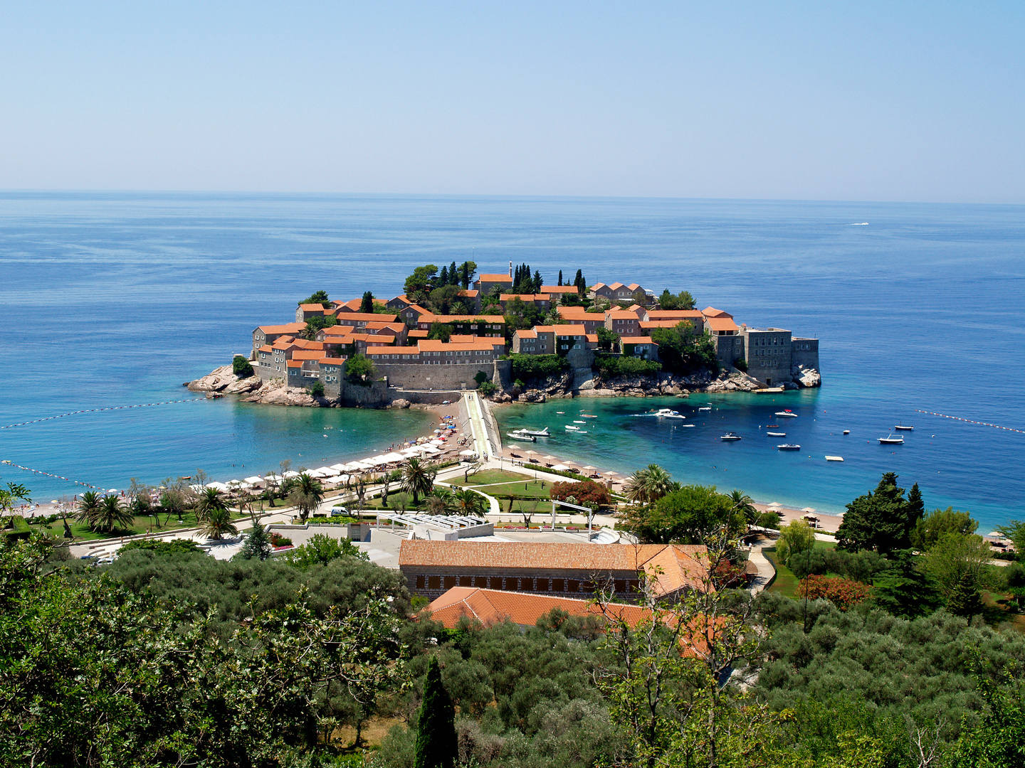 St. Stefan Halbinsel/ A Penísula de Santo Estevão em Montenegro