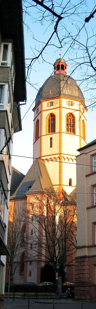 St. Stephan in Mainz - der Turm (Februar 2008)