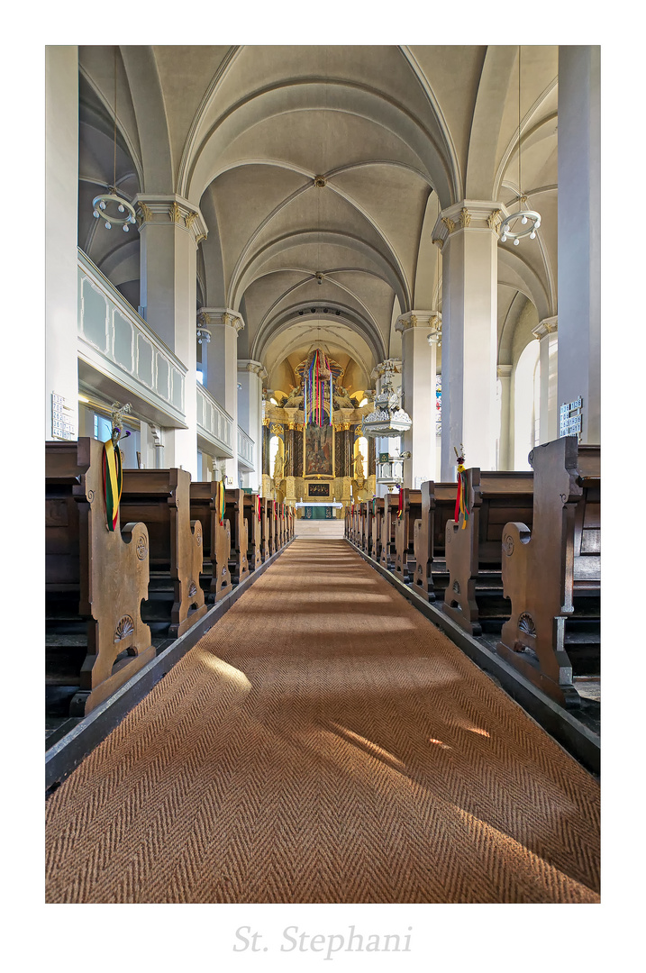 St. Stephani - Goslar " Blick zum Chor, aus meiner Sicht...."