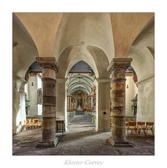 St. Stephanus und St. Vitus der Benediktinerabtei Corvey " Blick zum Chor , aus meiner Sicht..."