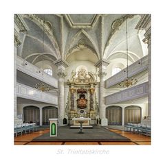 St. Trinitatis - Wolfenbüttel " Blick in den Chorraum..."