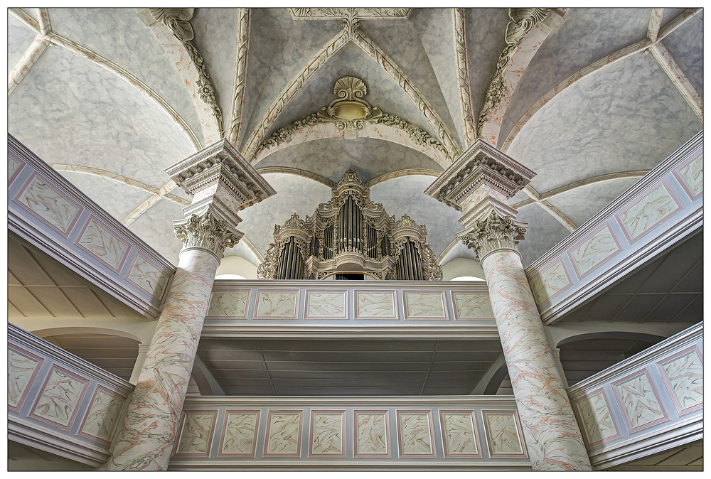 St. Trinitatis - Wolfenbüttel " Blick zur Orgel, aus meiner Sicht*..."