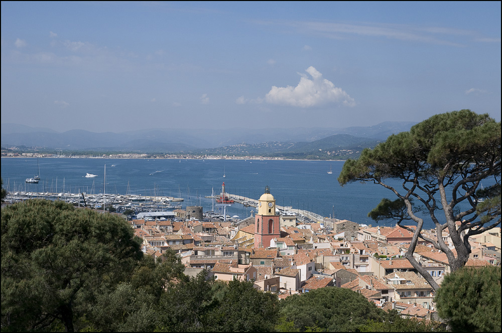 St Tropez vu de la citadelle